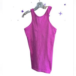 Lululemon Women’s Racerback Tank Top Built-In Bra Pink Size 6 Stretch Yoga